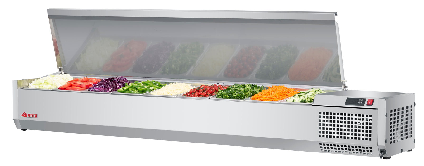 Turbo Air, CTST-1800-N, Counter Top Salad Table