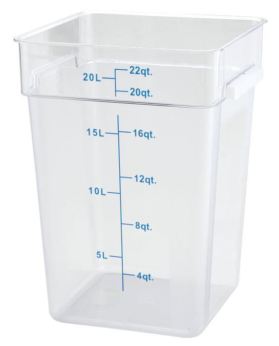 Winco, PCSC-22C, Square Food Storage Containers