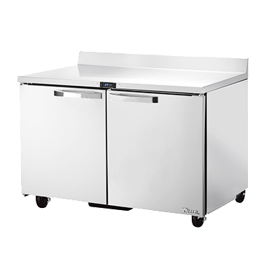 True Manufacturing, TWT-48-HC~SPEC3, Refrigerador de mostrador, con mesa de trabajo, 115 V, 2 puertas, Hecho en EE. UU.