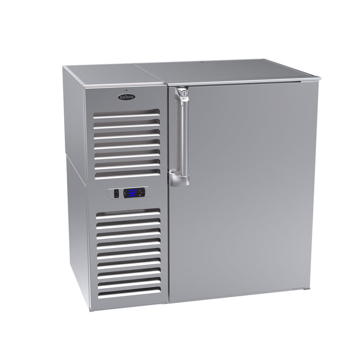 Krowne Metal, BS36L-SNS-L, Refrigeration- Self-Contained Back Bar Cooler