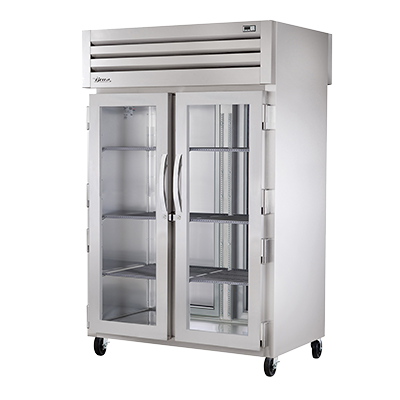 True Manufacturing, STR2HPT-2G-2S, Heated Cabinet, Pass-Thru