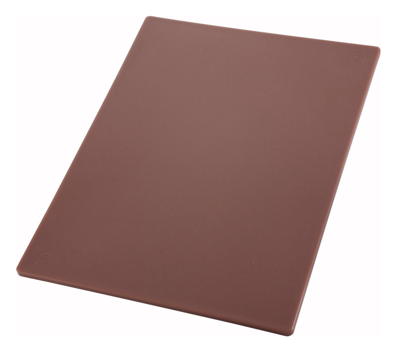 Winco, CBBN-1520, Cutting Board, Plastic, Polyethylene, Brown, 15" L