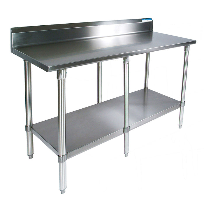 BK Resources, SVTR5-8430, Work Table,  73" - 84", Stainless Steel Top
