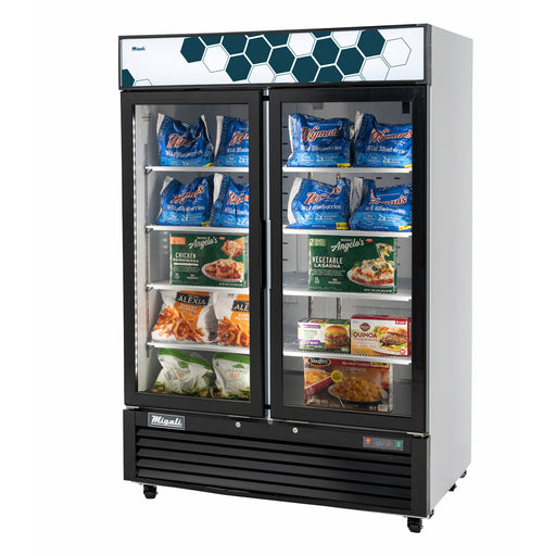 Migali, C-49FM-HCe, Commercial Glass Door Freezer