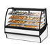 True Manufacturing, TDM-DC-59-GE/GE-W-W, Display Case, Non-Refrigerated Bakery, 115V, Glass Doors, Black