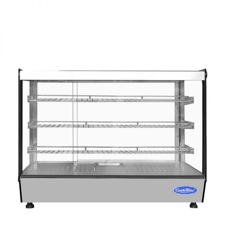 Atosa USA, CHDS-71, Vitrina Expositora Calentada de Mostrador