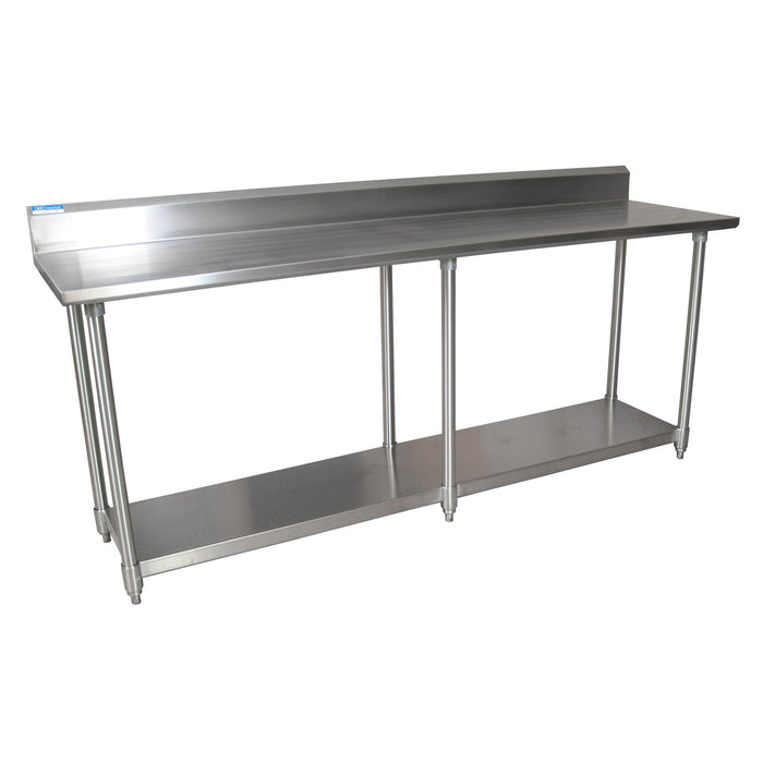 BK Resources, QVTR5-9630, Work Table,  85&quot; - 96&quot;, Stainless Steel Top