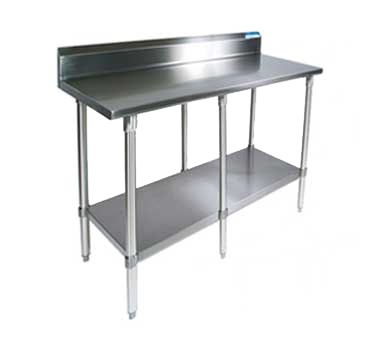 BK Resources, SVTR5-9630, Work Table,  85" - 96", Stainless Steel Top