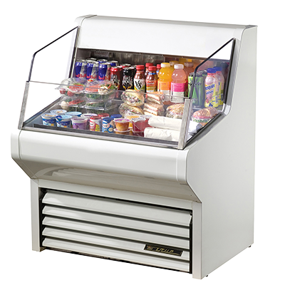 True Manufacturing, THAC-36-LD, Merchandiser, Open Refrigerated Display