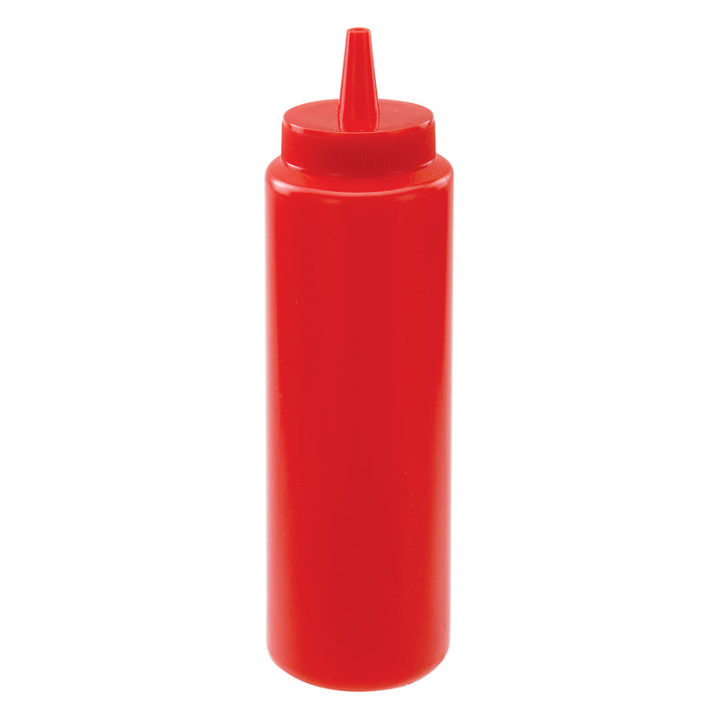 Winco, PSB-08R, Squeeze Bottle, Plastic