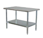 Serv-Ware, T2436CWP-3, Work Table,  36" - 38", Stainless Steel Top