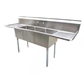 Serv-Ware, D3CWP18182-18, Sink, (3) Three Compartment