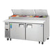 Everest Refrigeration, EPPR2, Refrigerated Counter, Pizza Prep Table