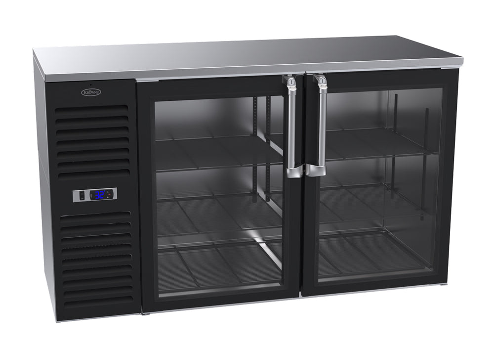 Krowne Metal, BS60L-GSS-RL, Refrigeration- Self-Contained Back Bar Cooler