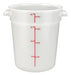 Winco, PPRC-4W, Round Food Storage Containers