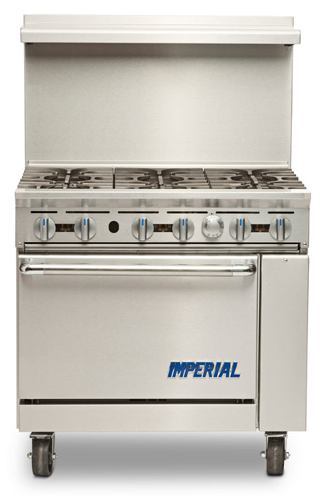 Imperial Range, IR-6_LP, Range, 36&quot; Restaurant, Gas