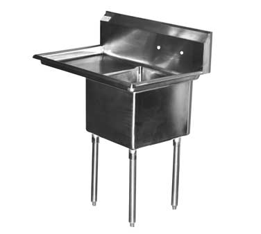 Serv-Ware, D1CWP1818L-18-V, Sink, (1) One Compartment