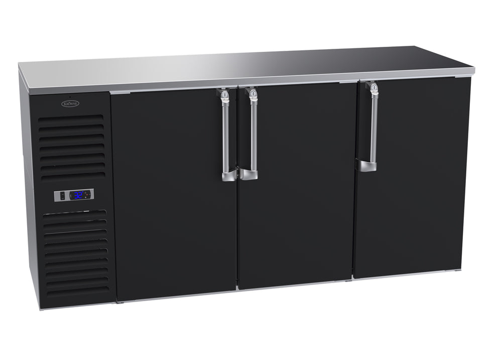 Krowne Metal, NS72L-BSS-RLR, Refrigeration- Self-Contained Narrow Door Back Bar