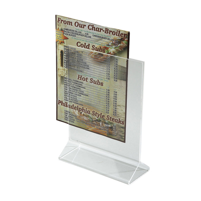 Winco, ATCH-57, Menu Card Holder / Number Stand