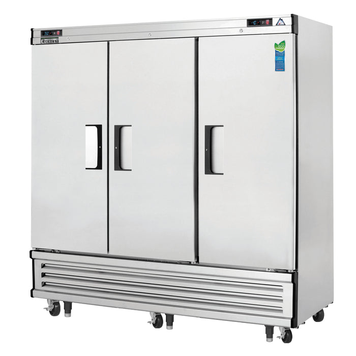 Everest Refrigeration, EBRF3, Refrigerator Freezer, Reach-In