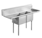 Serv-Ware, D2CWP18182-18, Sink, (2) Two Compartment