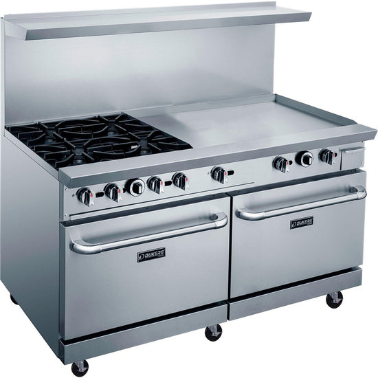 Dukers USA, DCR60-4B36GM, Gas Range with Griddle