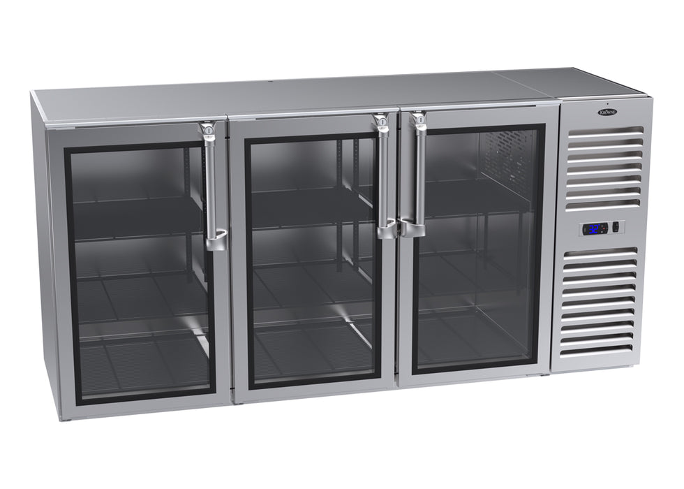 Krowne Metal, NS72R-KNS-RLL, Refrigeration- Self-Contained Narrow Door Back Bar