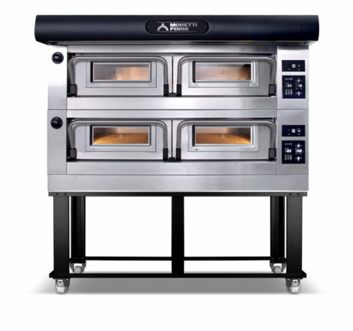 Horno de pizza eléctrico Moretti Forni P120C02S, tipo plataforma P120E C2