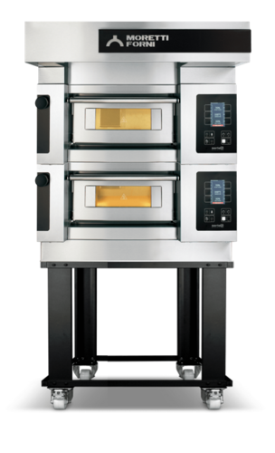 Moretti Forni S0502S03 Pizza Bake Oven, Deck-Type, Electric S50E2